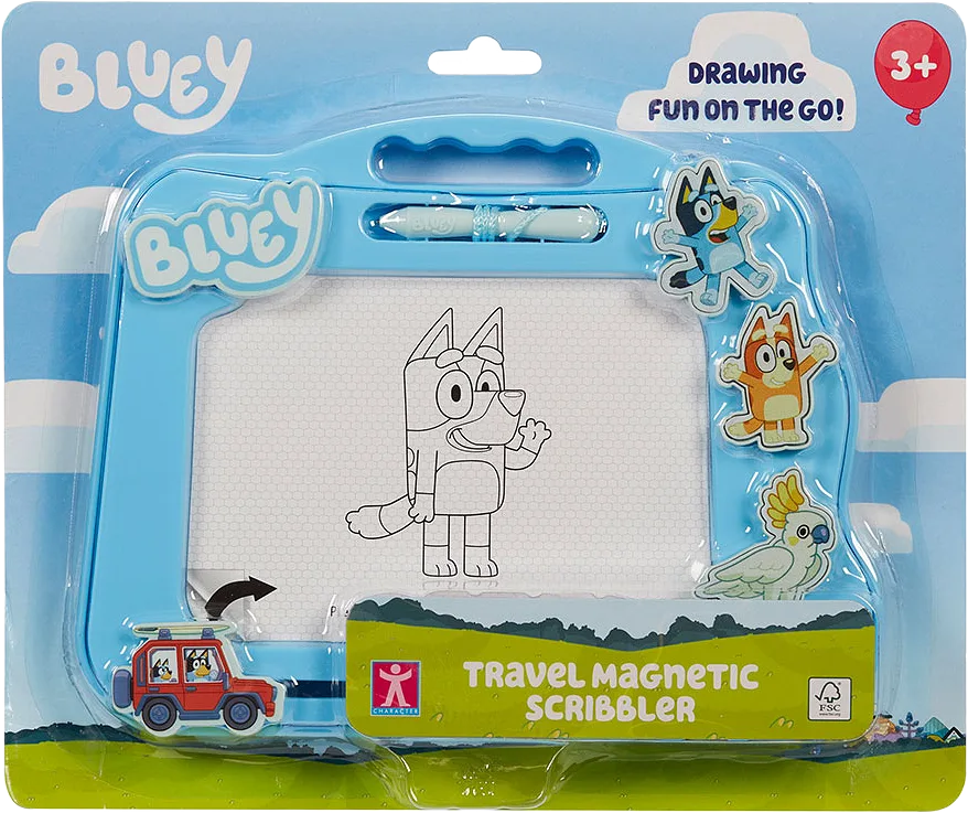 BLUEY TRAVEL MAGNETIC SCRIBBLER