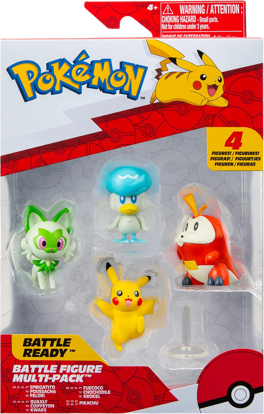 POKEMON BATTLE FIGURE GEN IX 4 PK