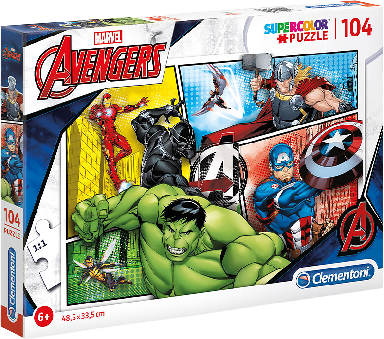 104 pcs Puzzles Kids Avengers