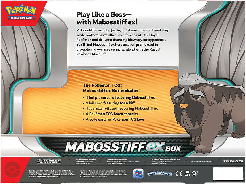 Pokémon Ex Box Mabostiff