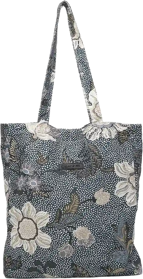 New Shopper Denim Blue Flower Linen