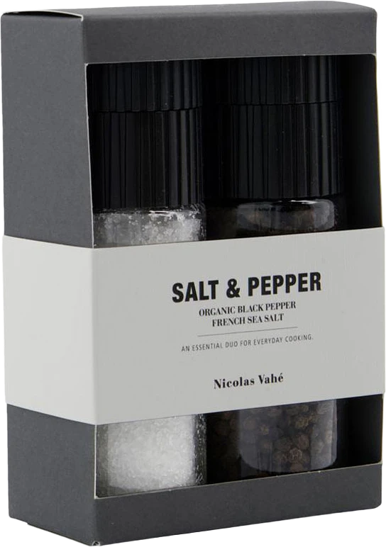 Presentask, Nicolas Vahé Salt & Organic Pepper