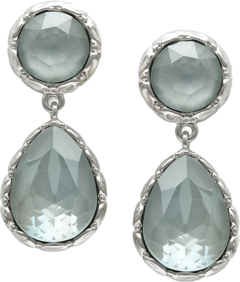 Victoria raindrop earrings - Agave
