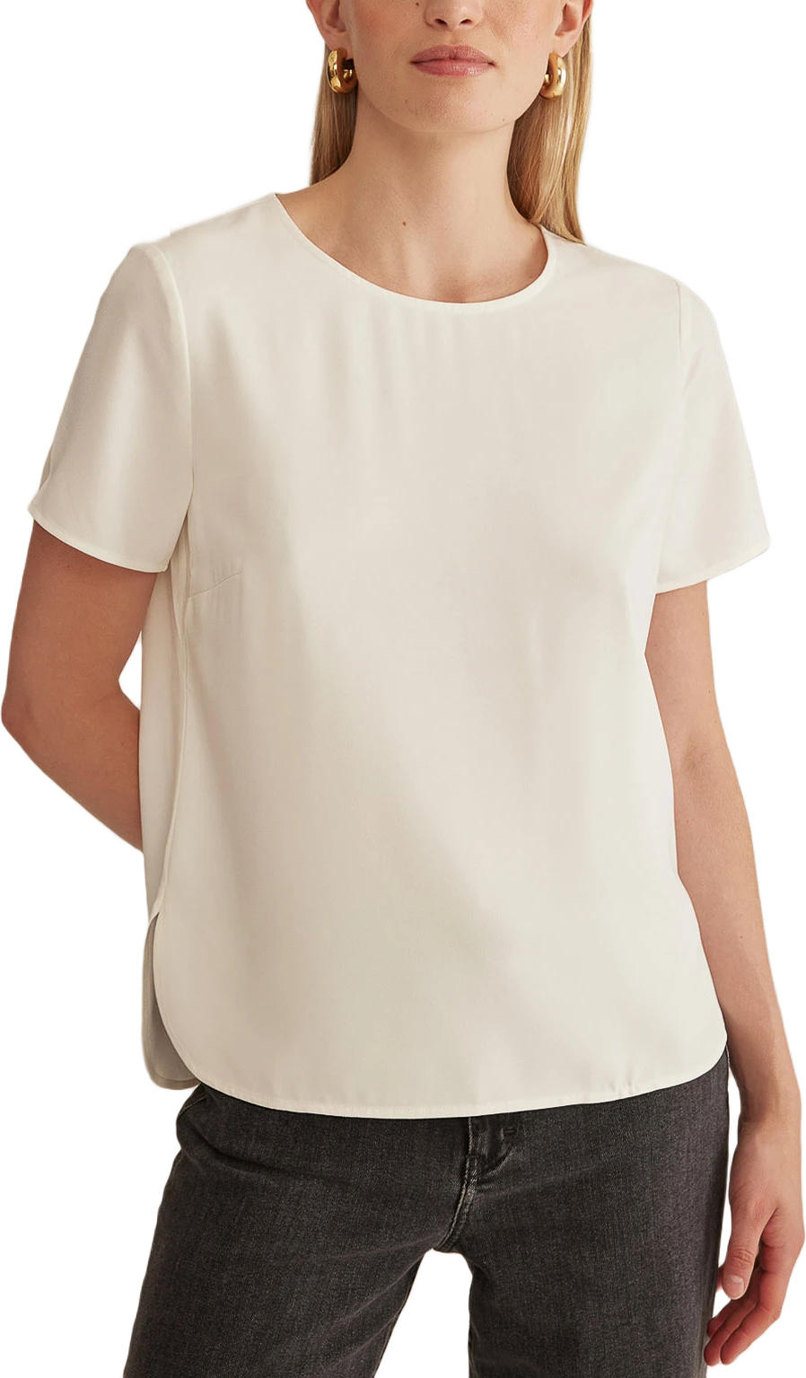 Olga Stretch Crepe Top