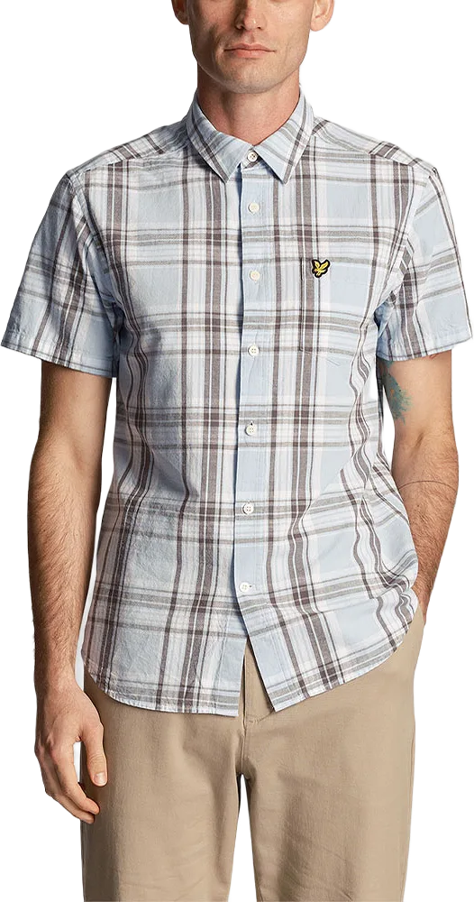 Linen Check Short Sleeve Shirt