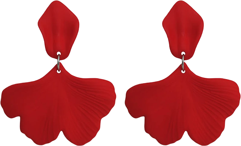 ALINA EARRINGS RED