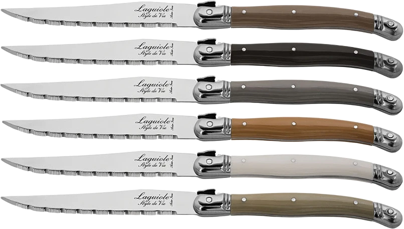 Grillknivar Laguiole Treasure SET 6 SdV