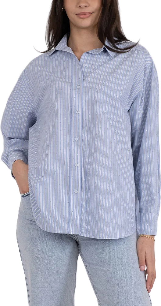 Dalma Stripe Stone Shirt