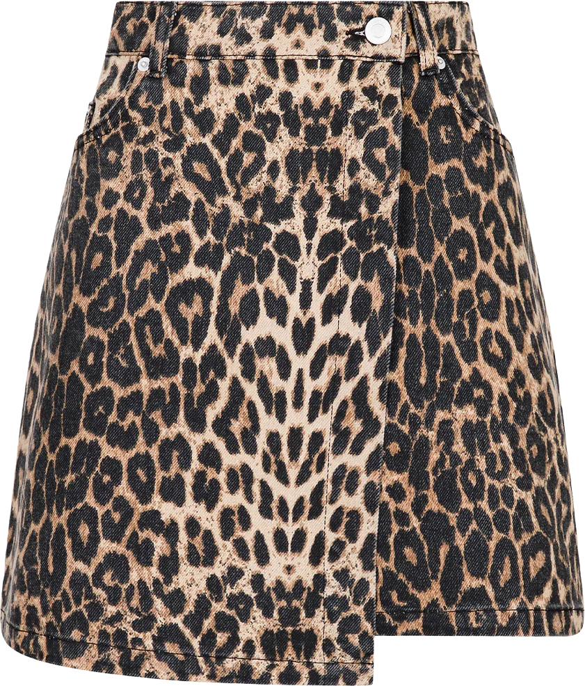 Kendra Leopard Skirt