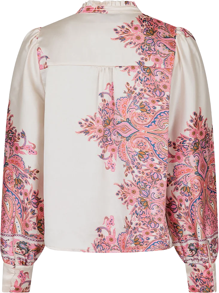 Massima Paisley Border Blouse