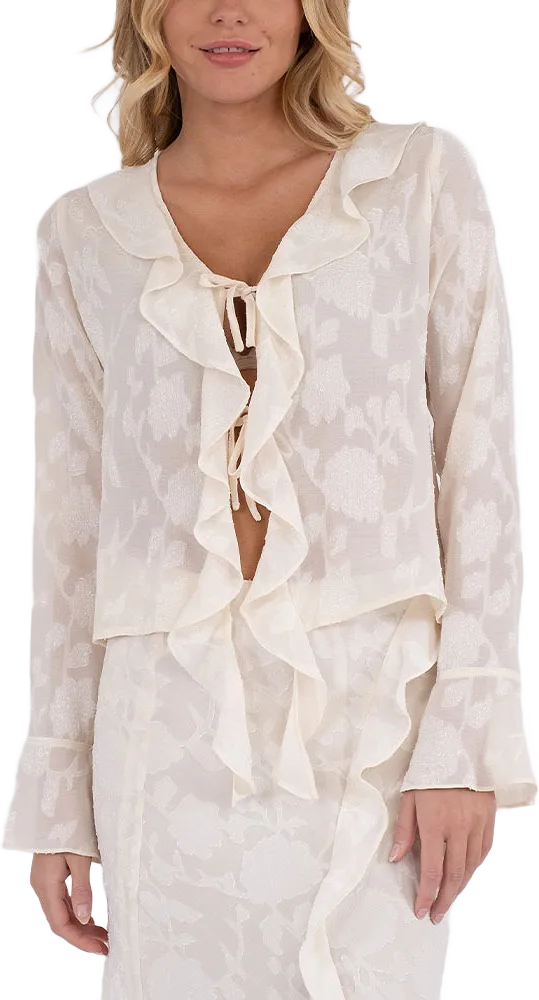 Anika Burnout Blouse