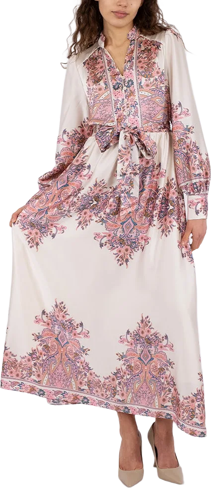 Nova Paisley Border Dress