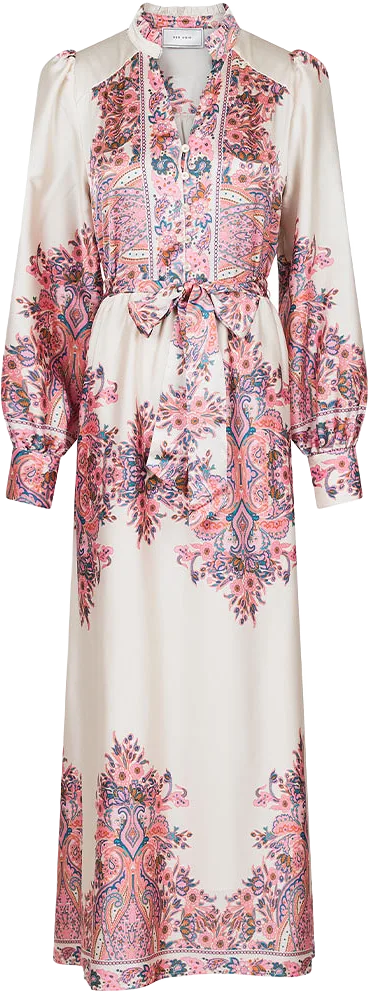 Nova Paisley Border Dress