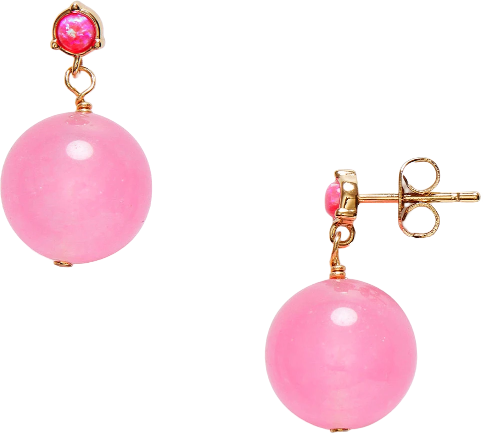 Pink Bubbles Earring