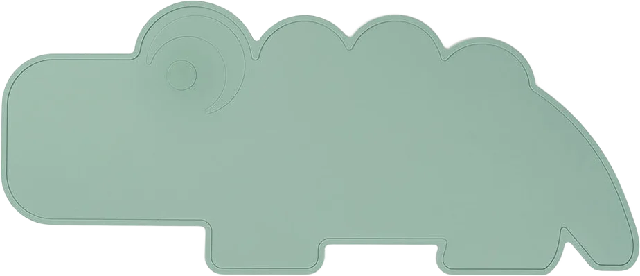 Silicone placemat Croco Green