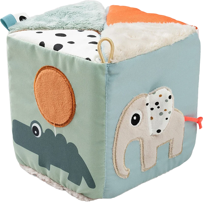 Fold-out sensory cube Deer friends Colour mix