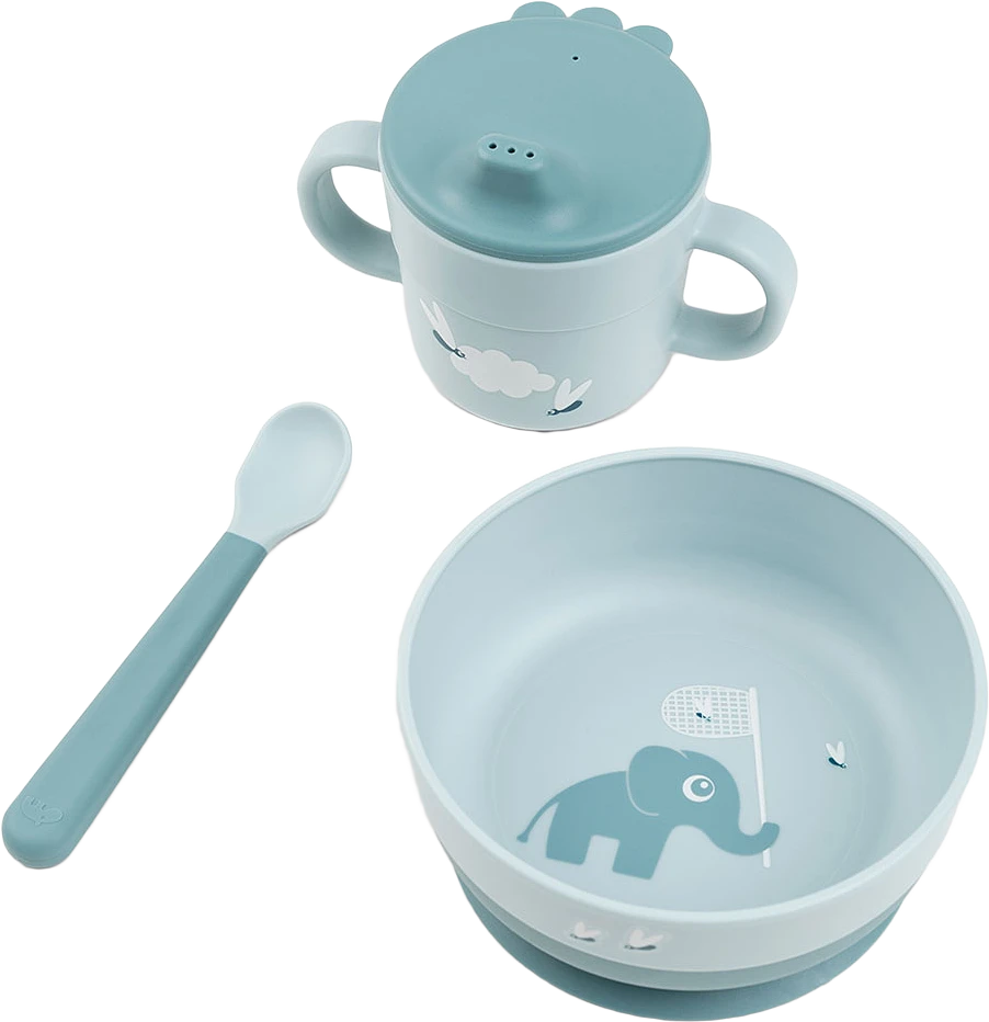 Foodie first meal set Elphee Blue