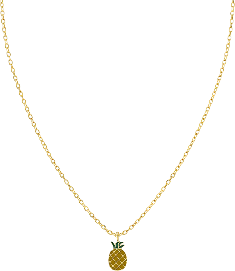 Laguna Necklace Pineapple Kids Gold