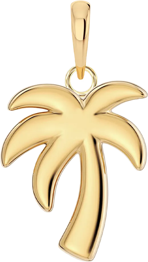 Palm Tree Charm Gold