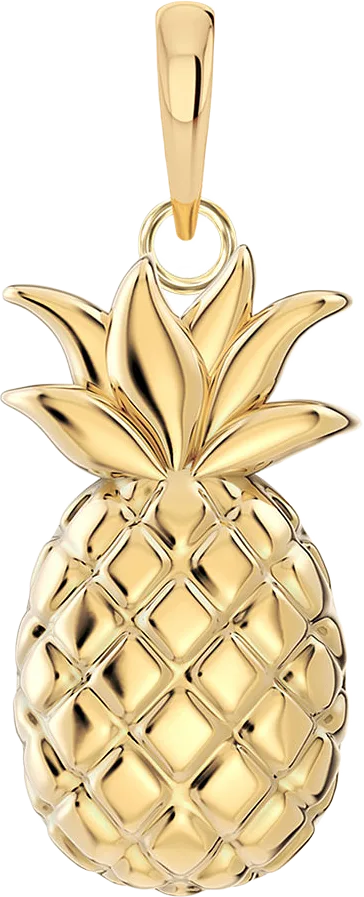 Pineapple Charm Gold