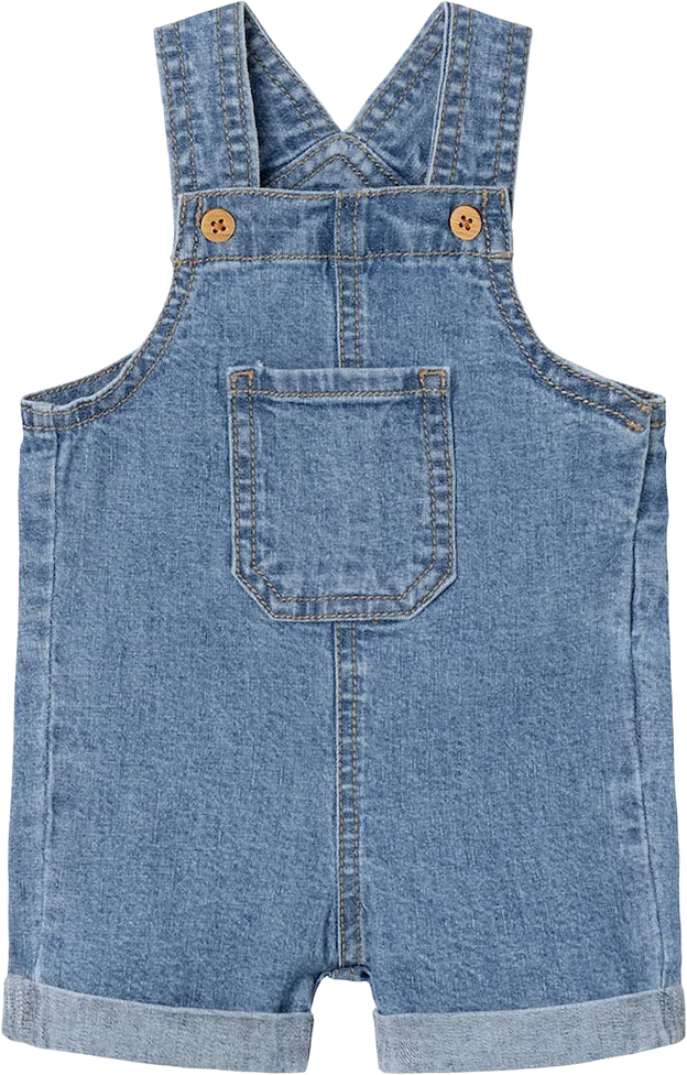 Lou denim hängselbyxa