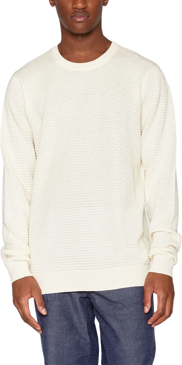 VAGN regular bubble knit crew neck - GOTS/Vegan