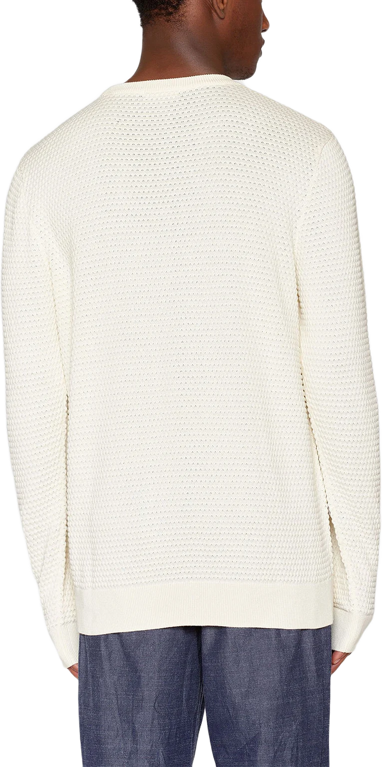 VAGN regular bubble knit crew neck - GOTS/Vegan