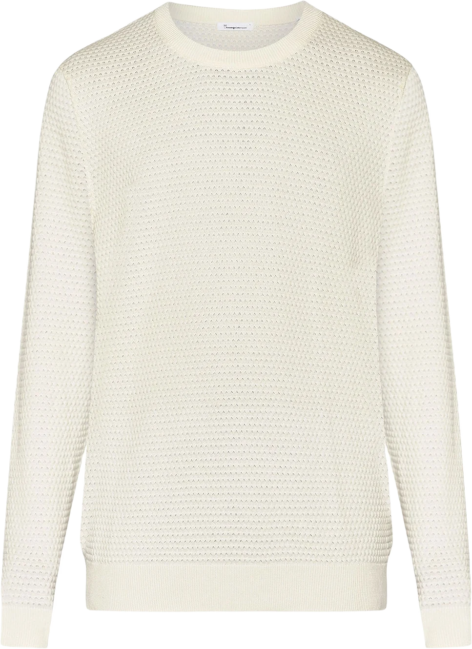 VAGN regular bubble knit crew neck - GOTS/Vegan