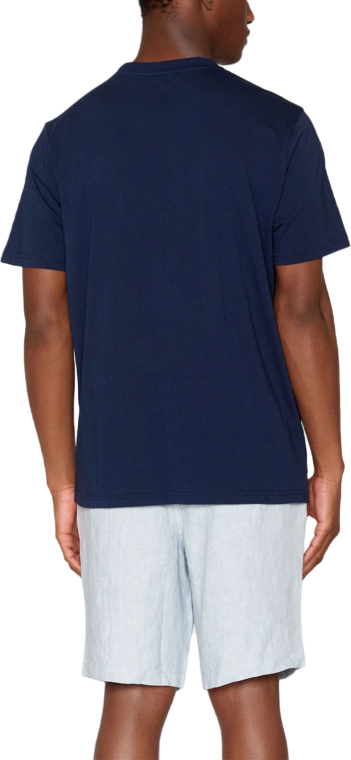 Regular fit single jersey sunset chest t-shirt