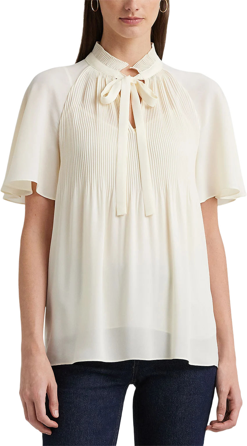 Pleated Georgette Blouse