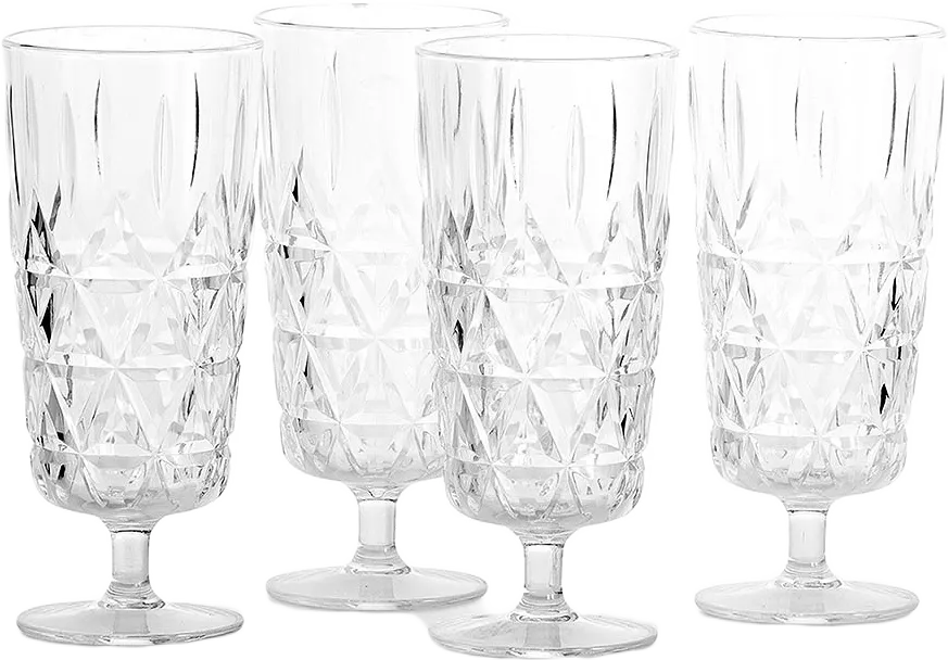 Picknick Juni Glas Hög, 4-Pack