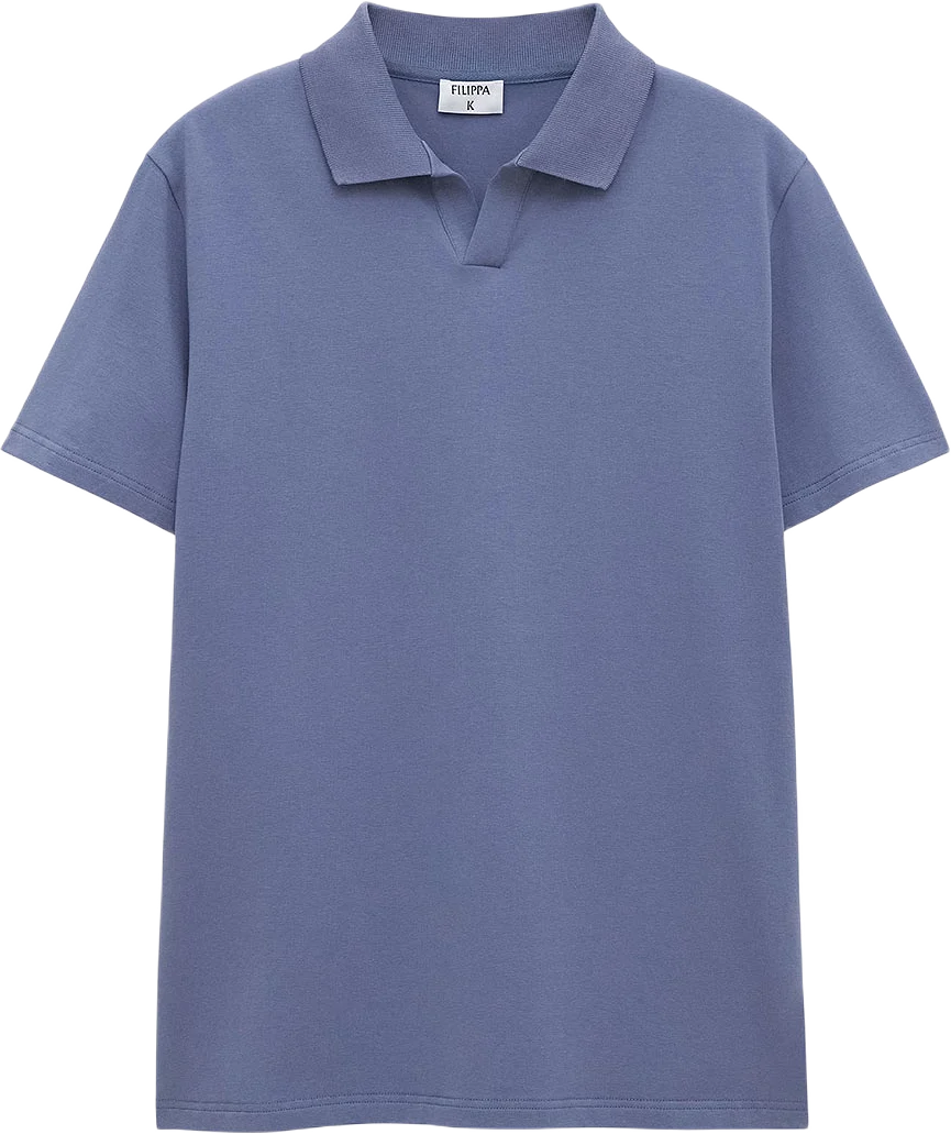 Stretch Cotton Polo T-Shirt