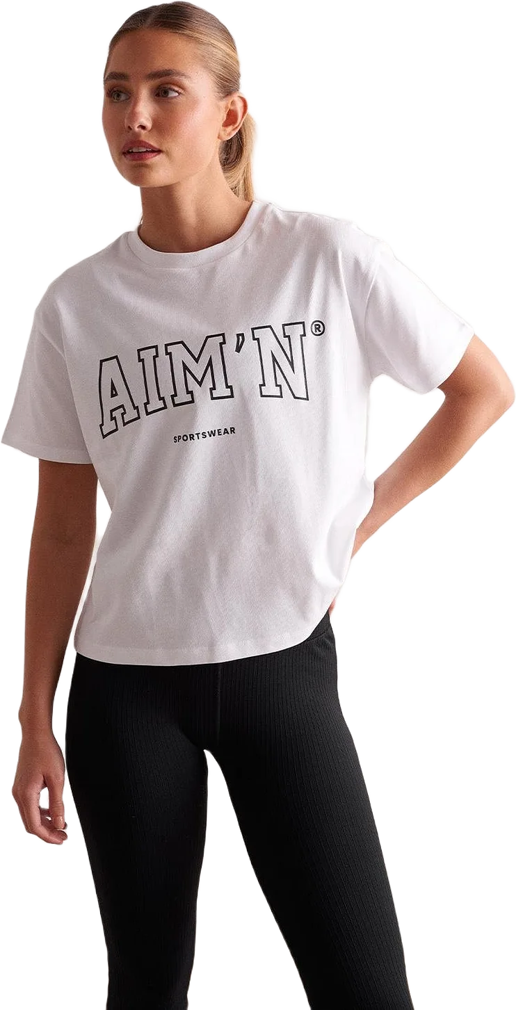 White College Boxy T-shirt