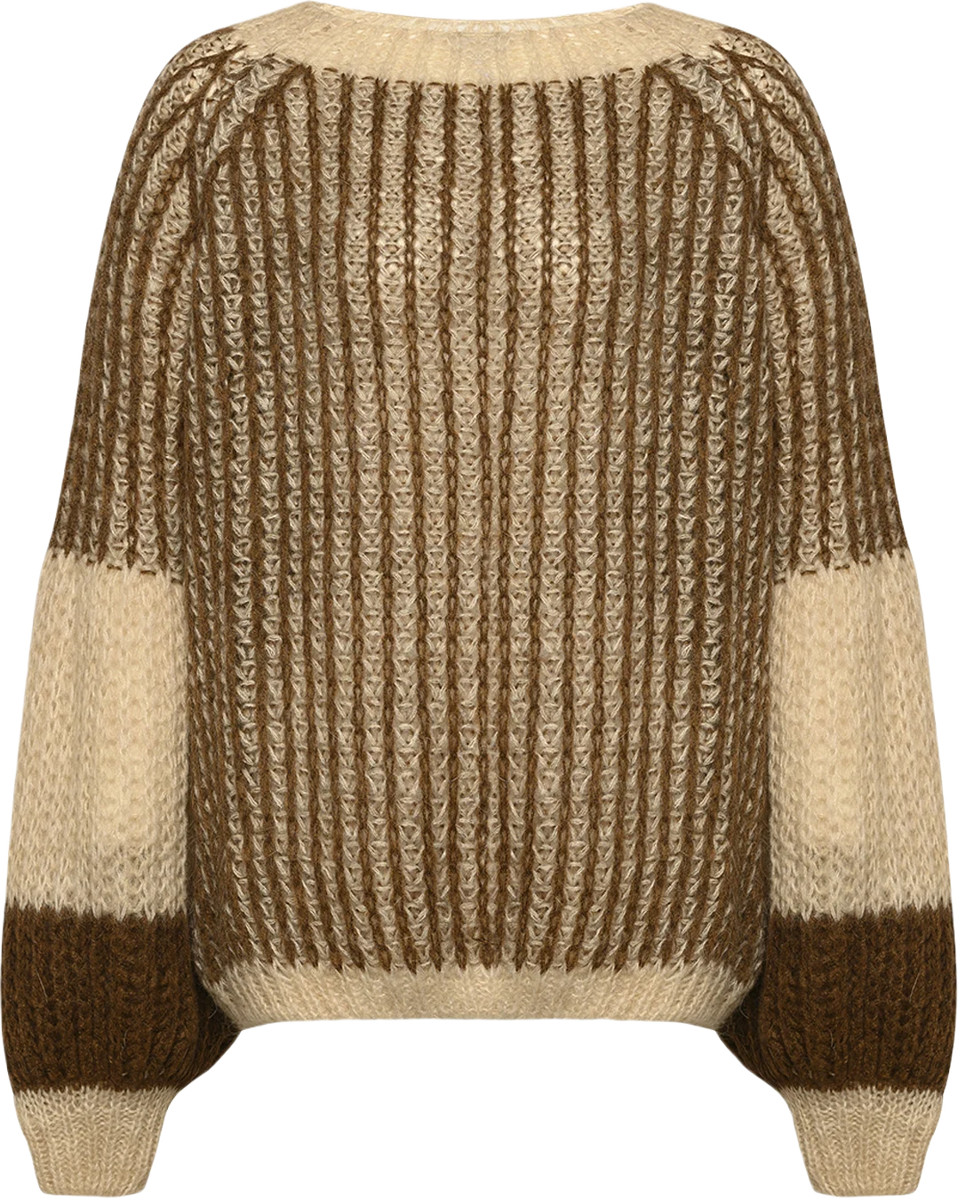 Liana Knit Sweater - Beige/brown