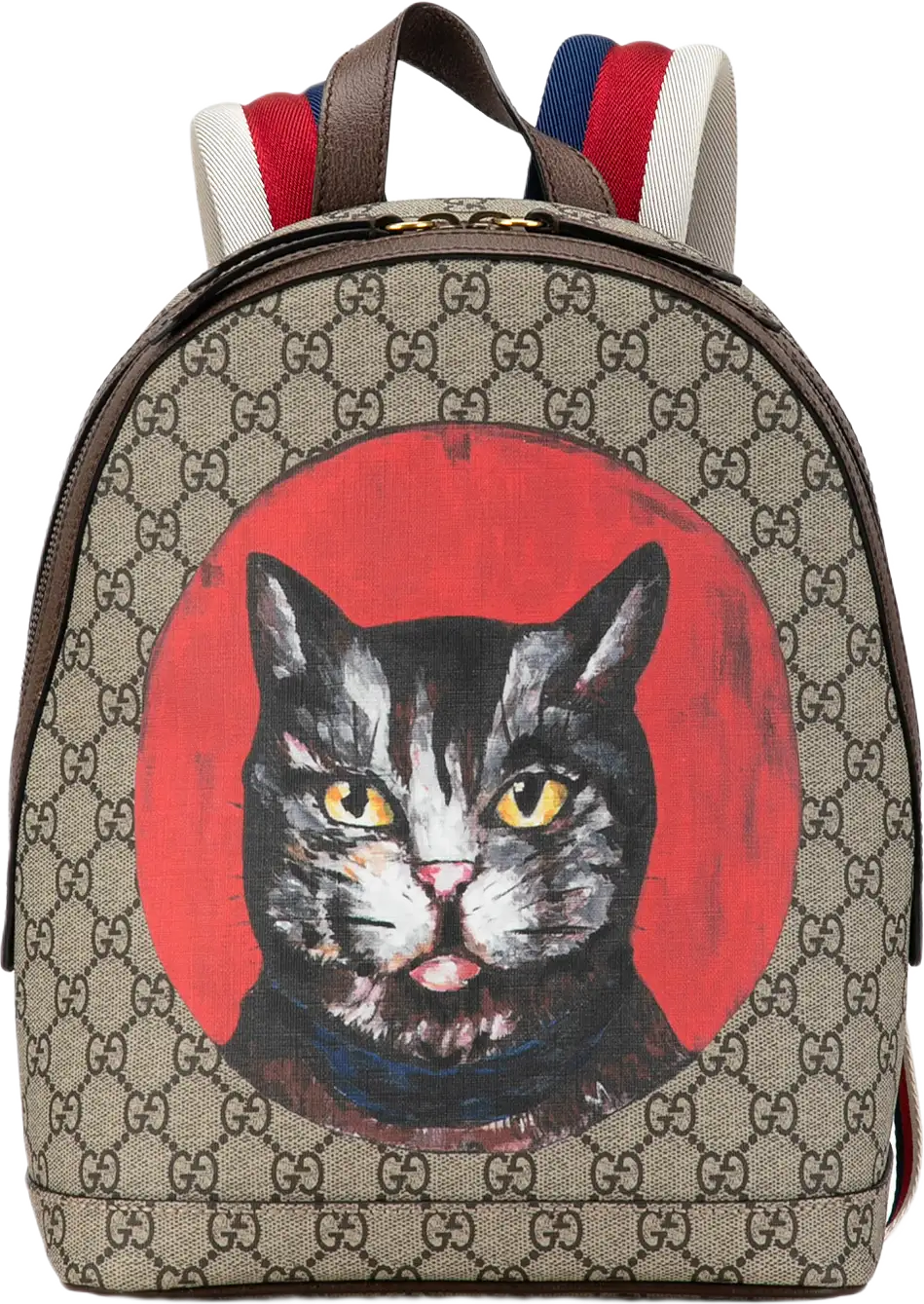 Gucci Gg Supreme Mystic Cat Backpack