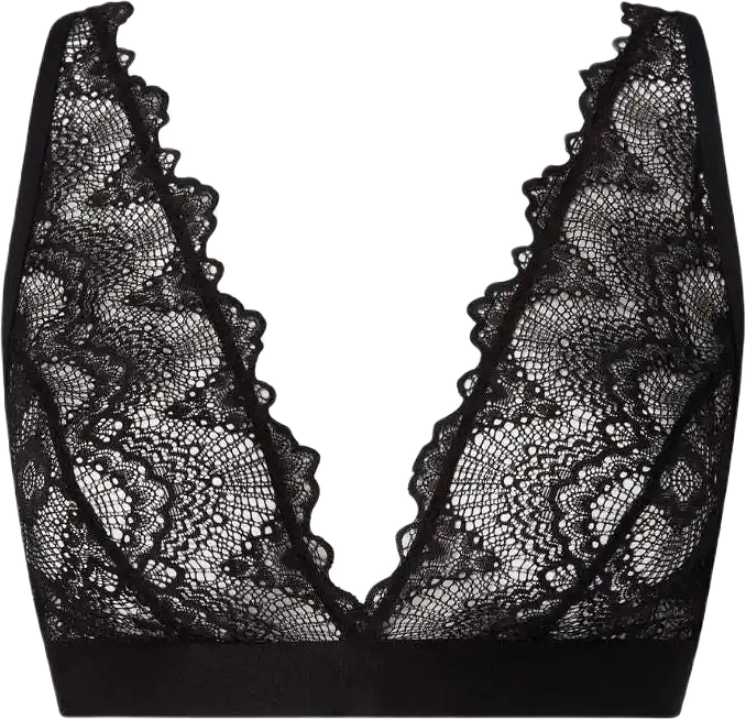 Lace Plunge Bralette