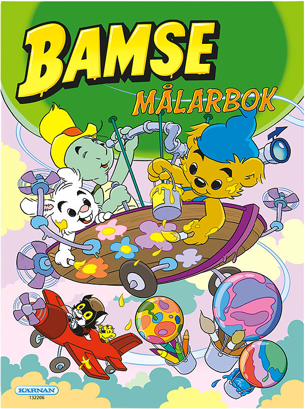 Målarbok Bamse