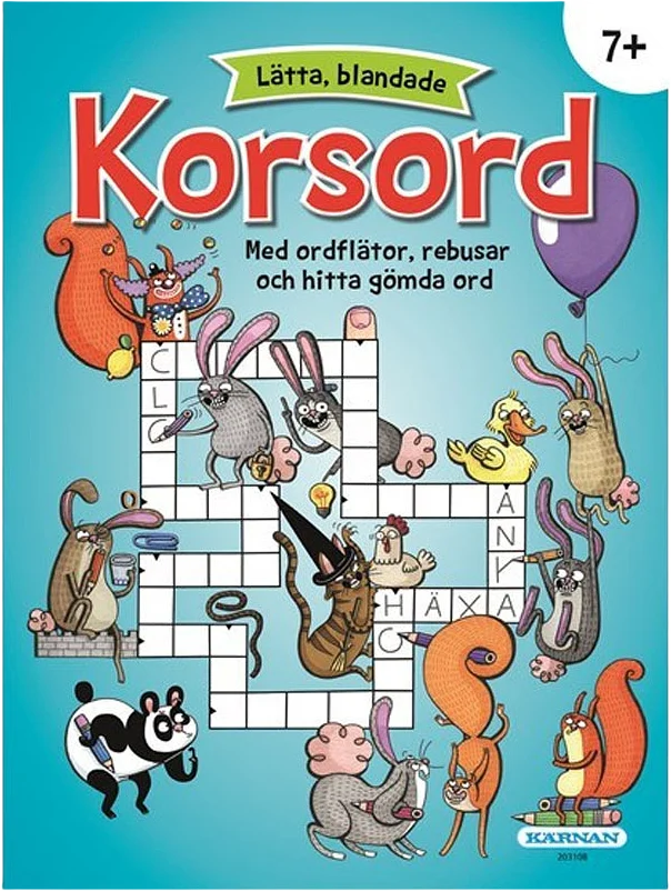 Korsordsbok, Lätta blandade korsord