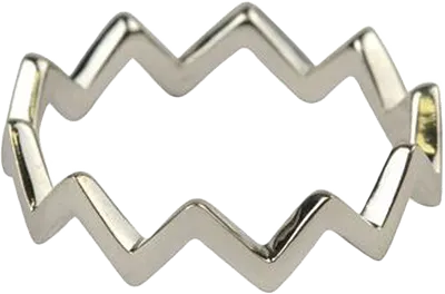 Strict plain zigzag ring