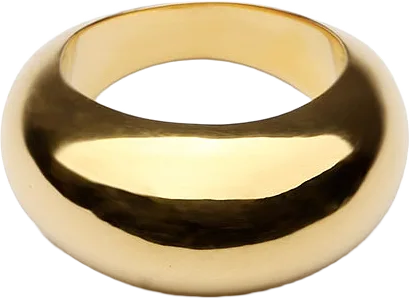 Bolded Big Ring Gold