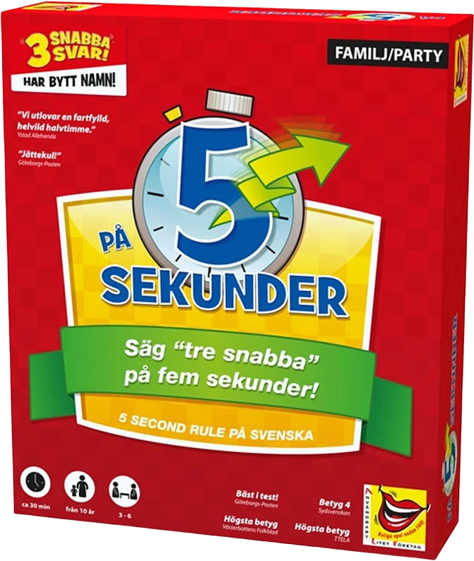 Spel, På fem sekunder