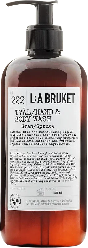 222 Spruce Hand & Body Wash