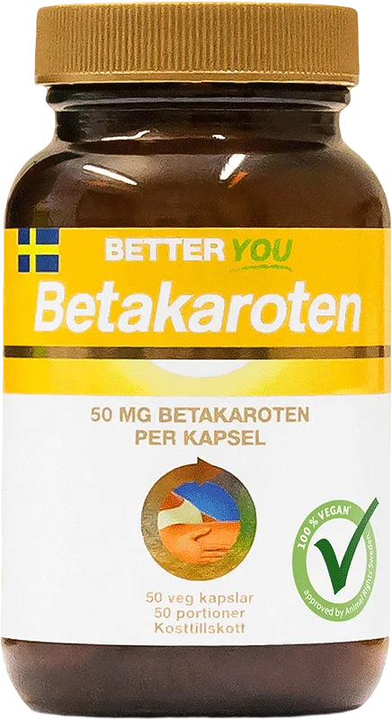 Betakaroten, 50 kapslar