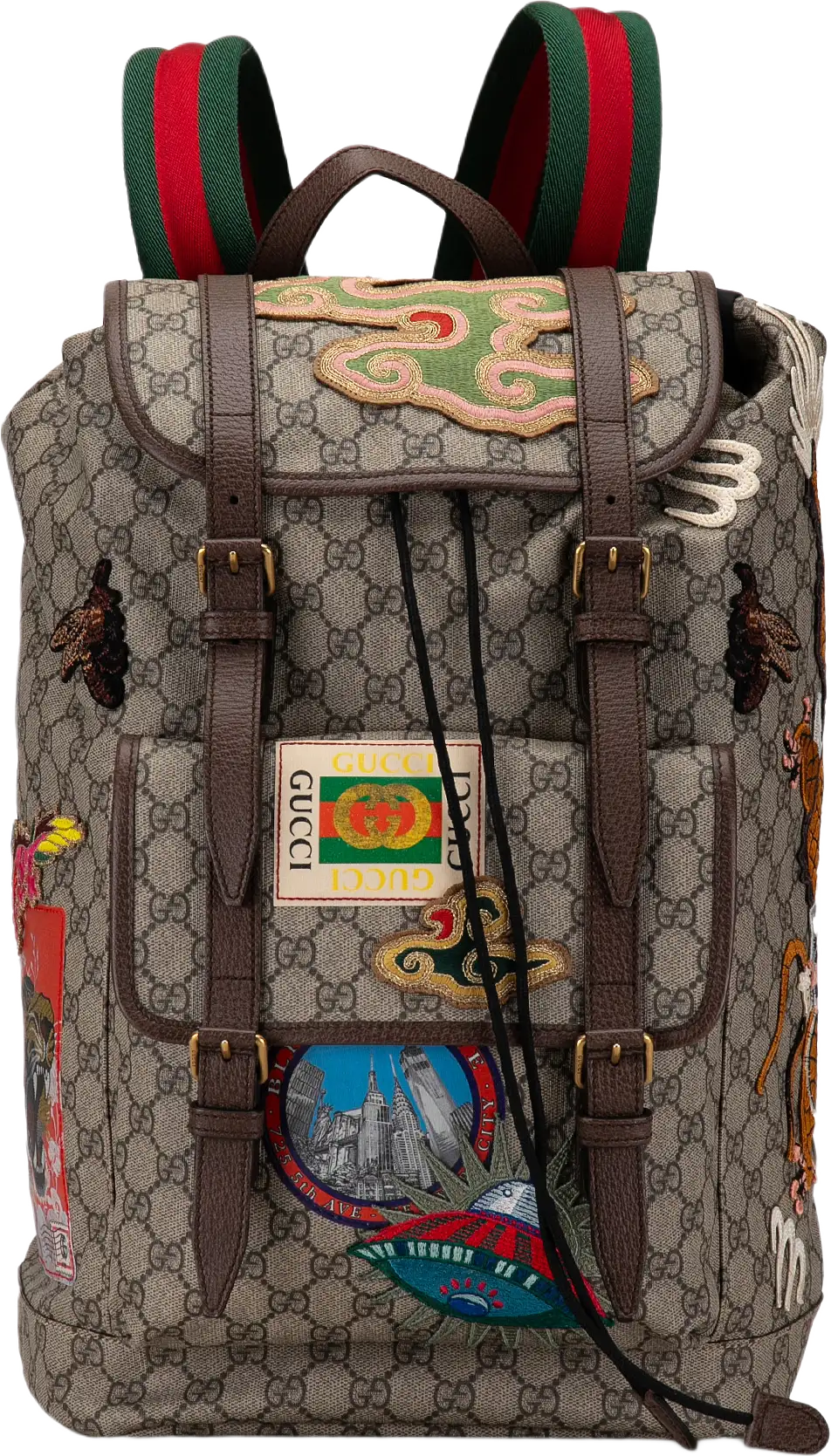 Gucci Gg Supreme Courrier Backpack
