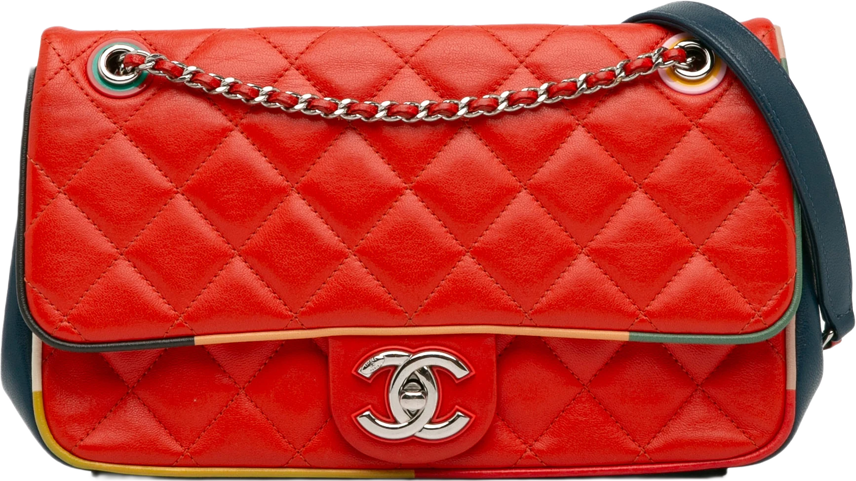 Chanel Medium Lambskin Cuba Color Flap