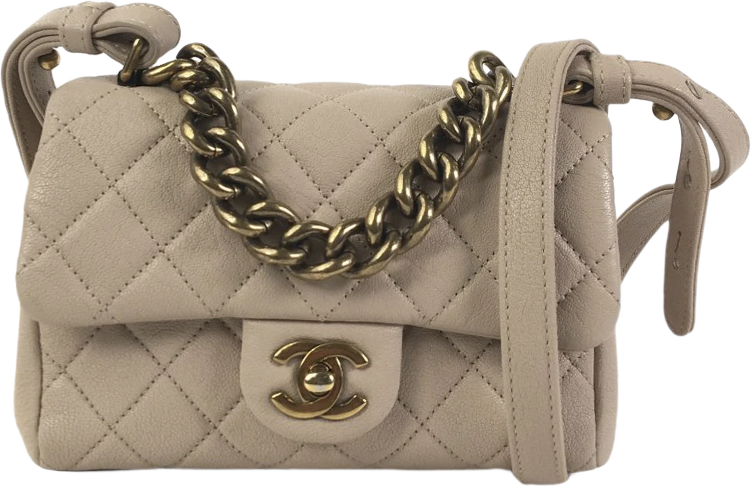 Chanel Mini Paris Rome Calfskin Trapezio Bag