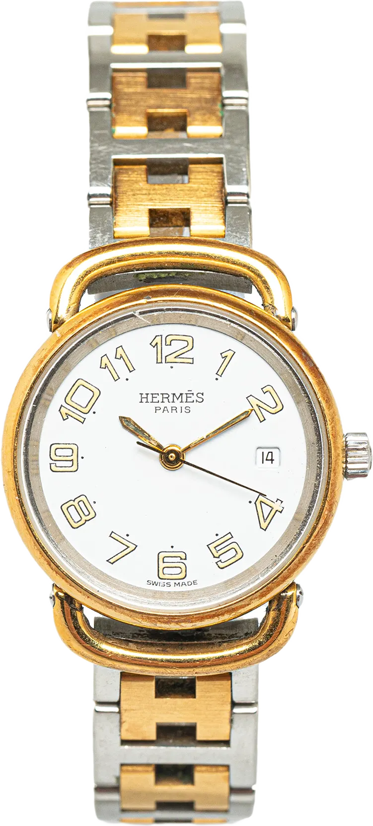 Hermès Quartz Stainless Steel Pullman Watch