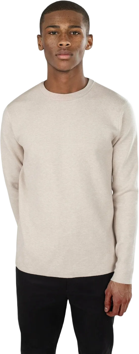 Clark Knitted Round Neck - Beige