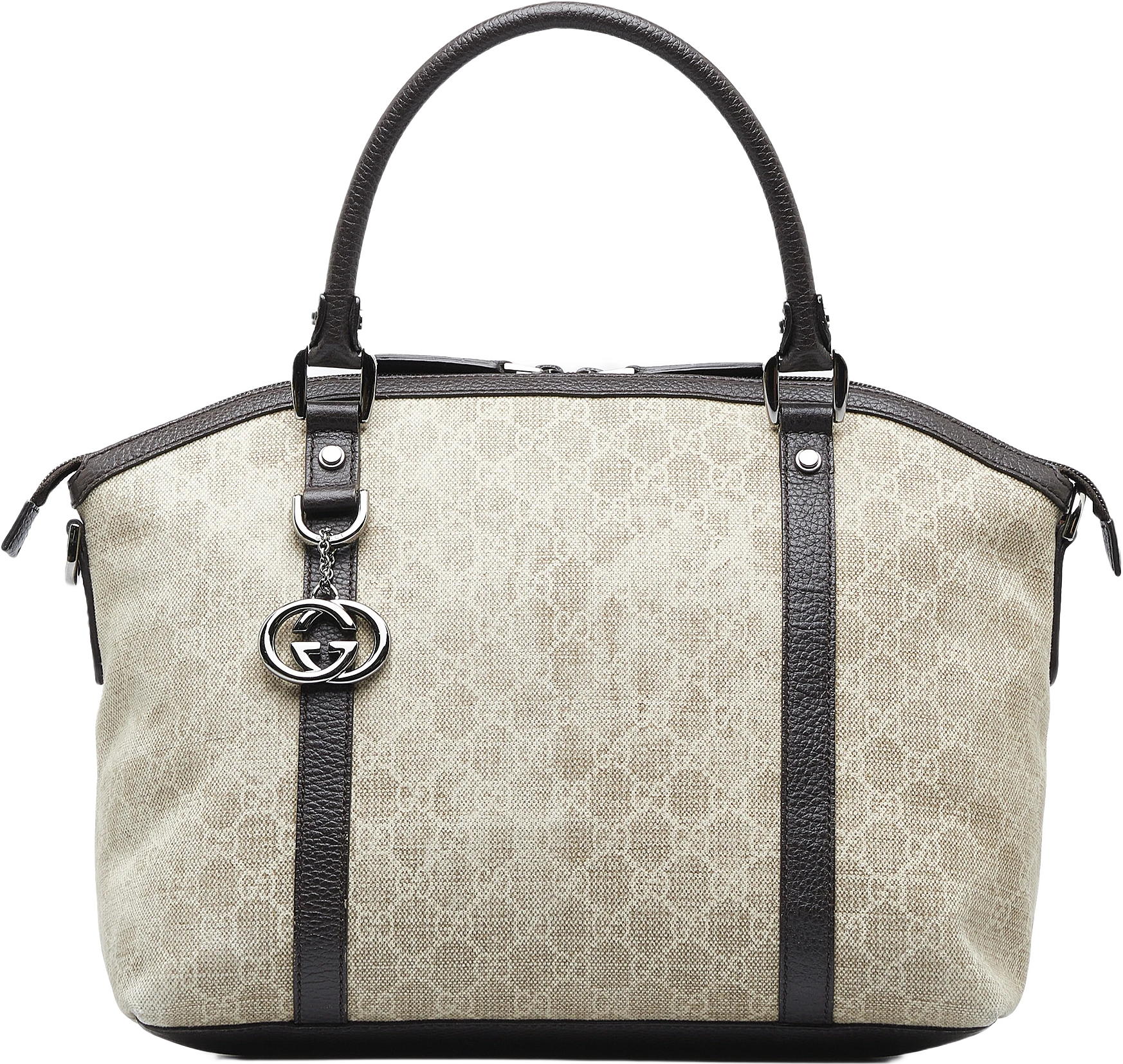 Gucci Gg Canvas Charm Dome Satchel