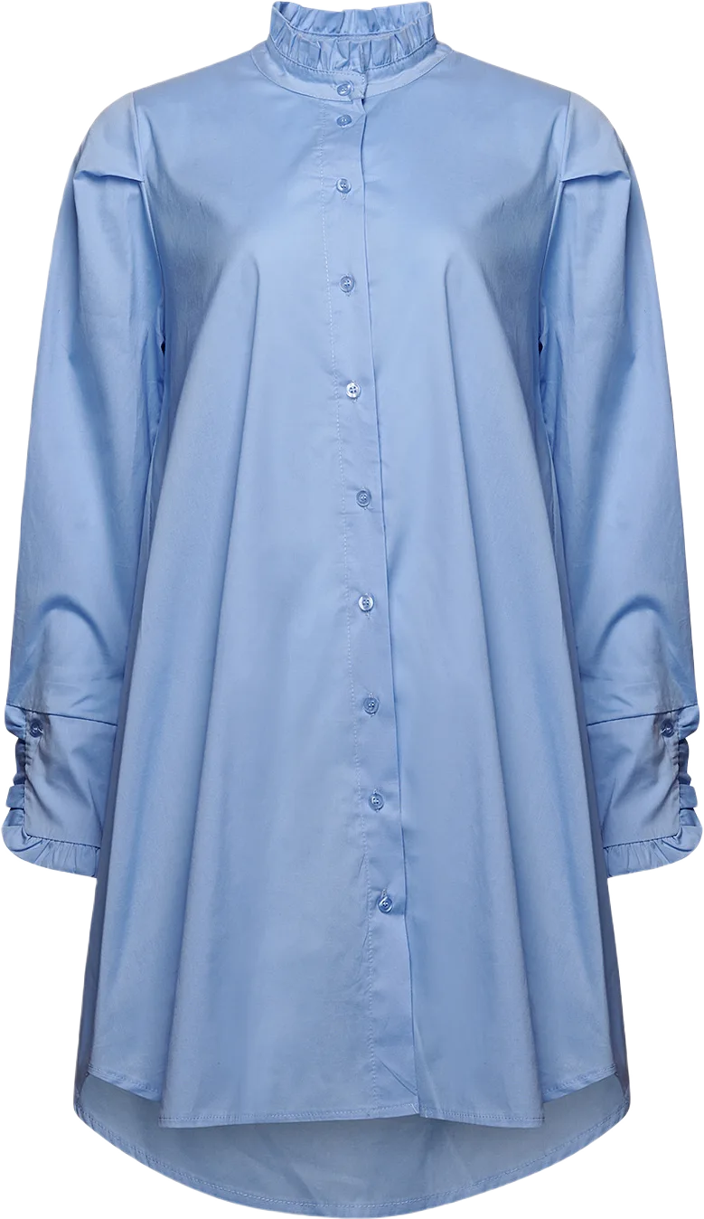 Naneth Shirt Dress - Light Blue